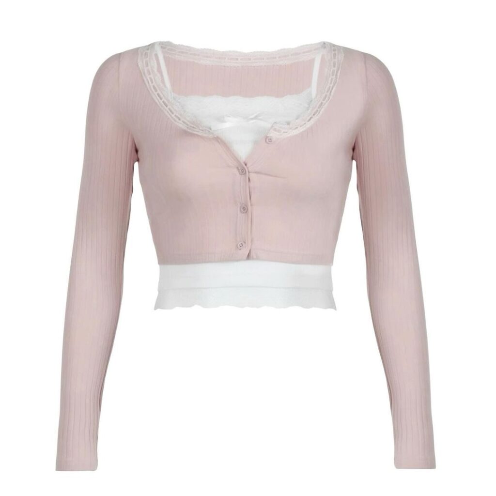 Catina Button-up Knitted Cardi + Tank