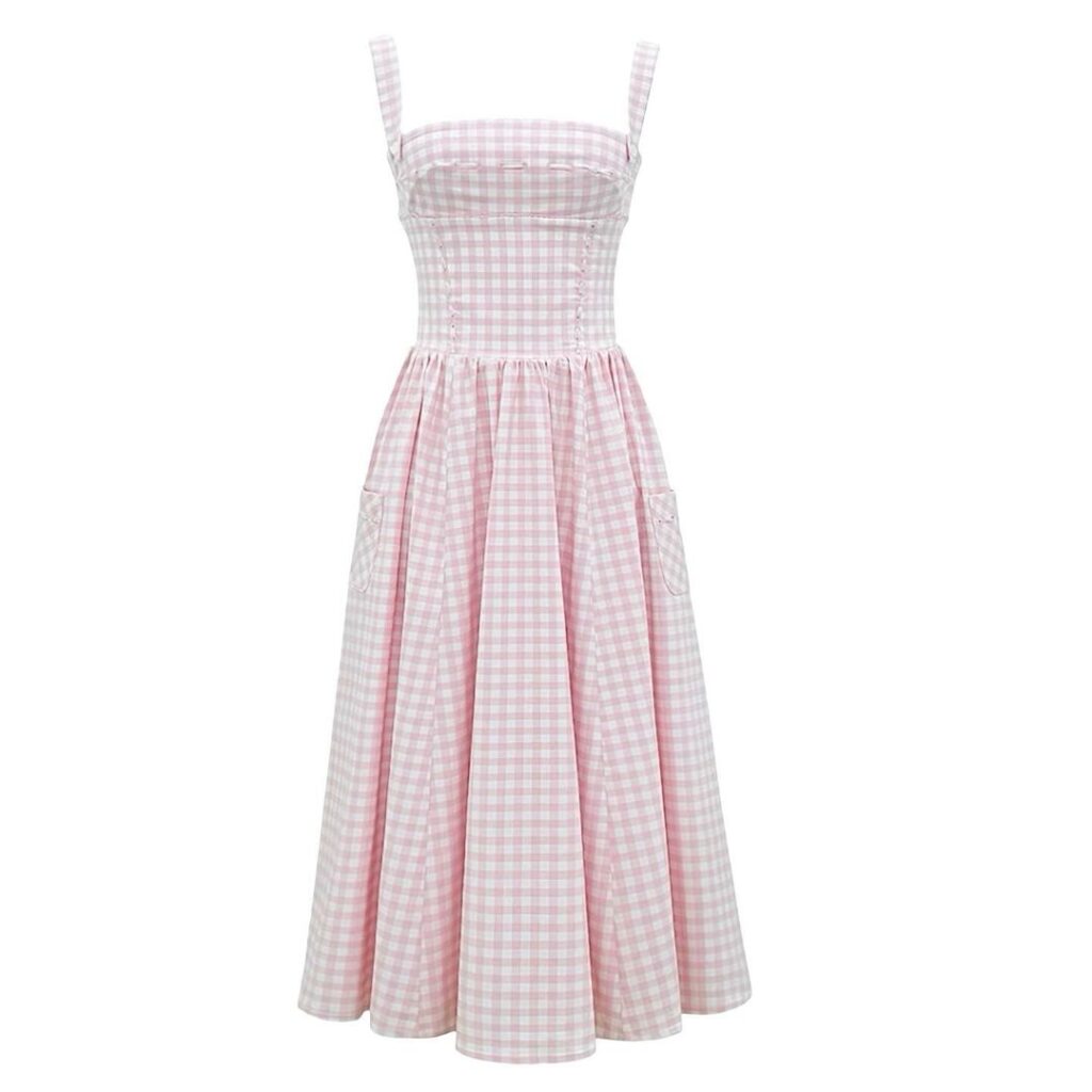 Laura Gingham Maxi Dress